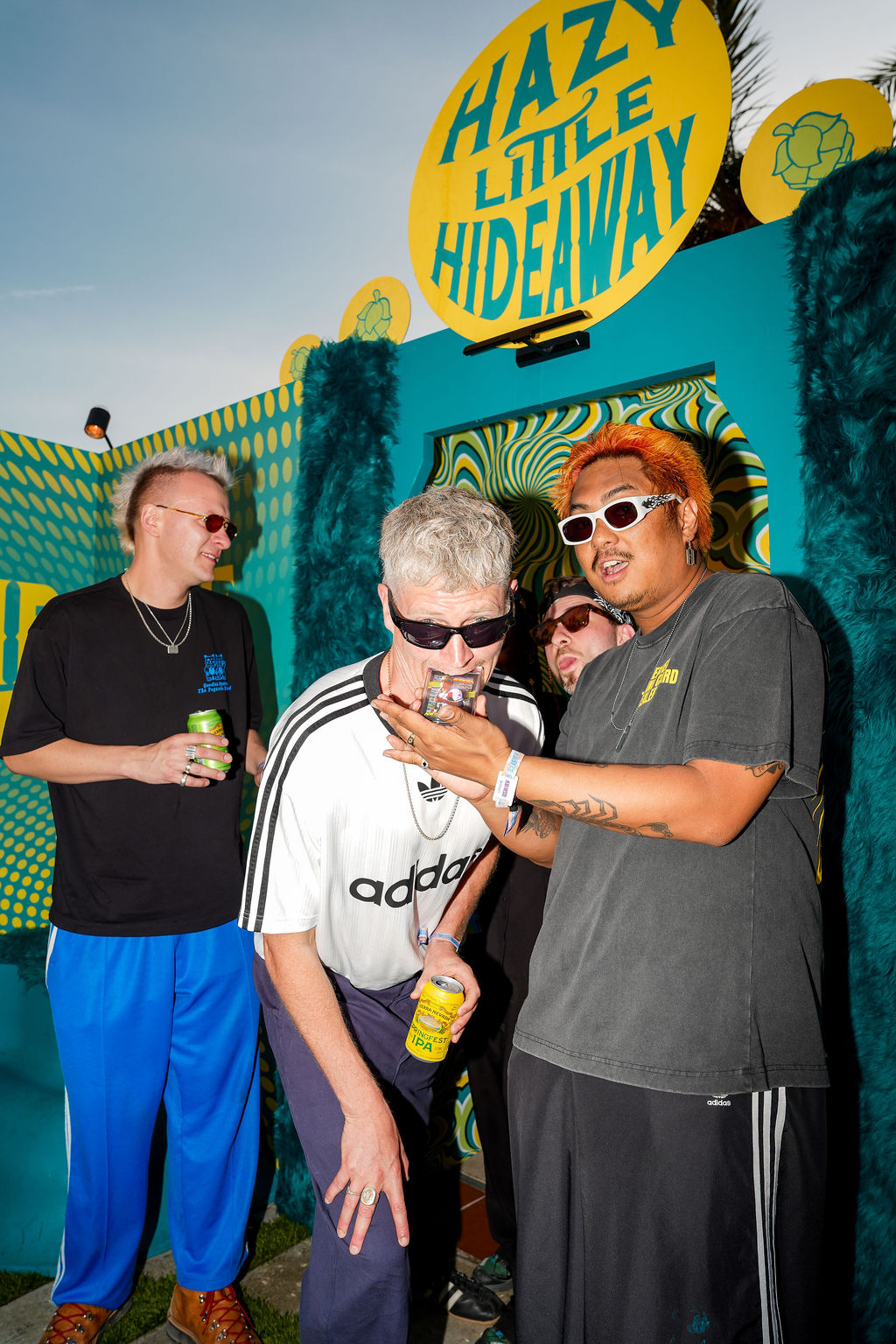 Trio cheers